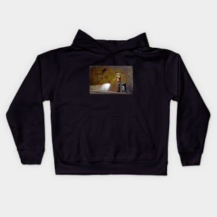 Council Worker by Banksy Kids Hoodie